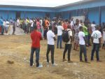 Some students on line.JPG